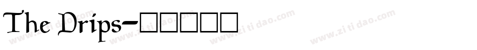 The Drips字体转换